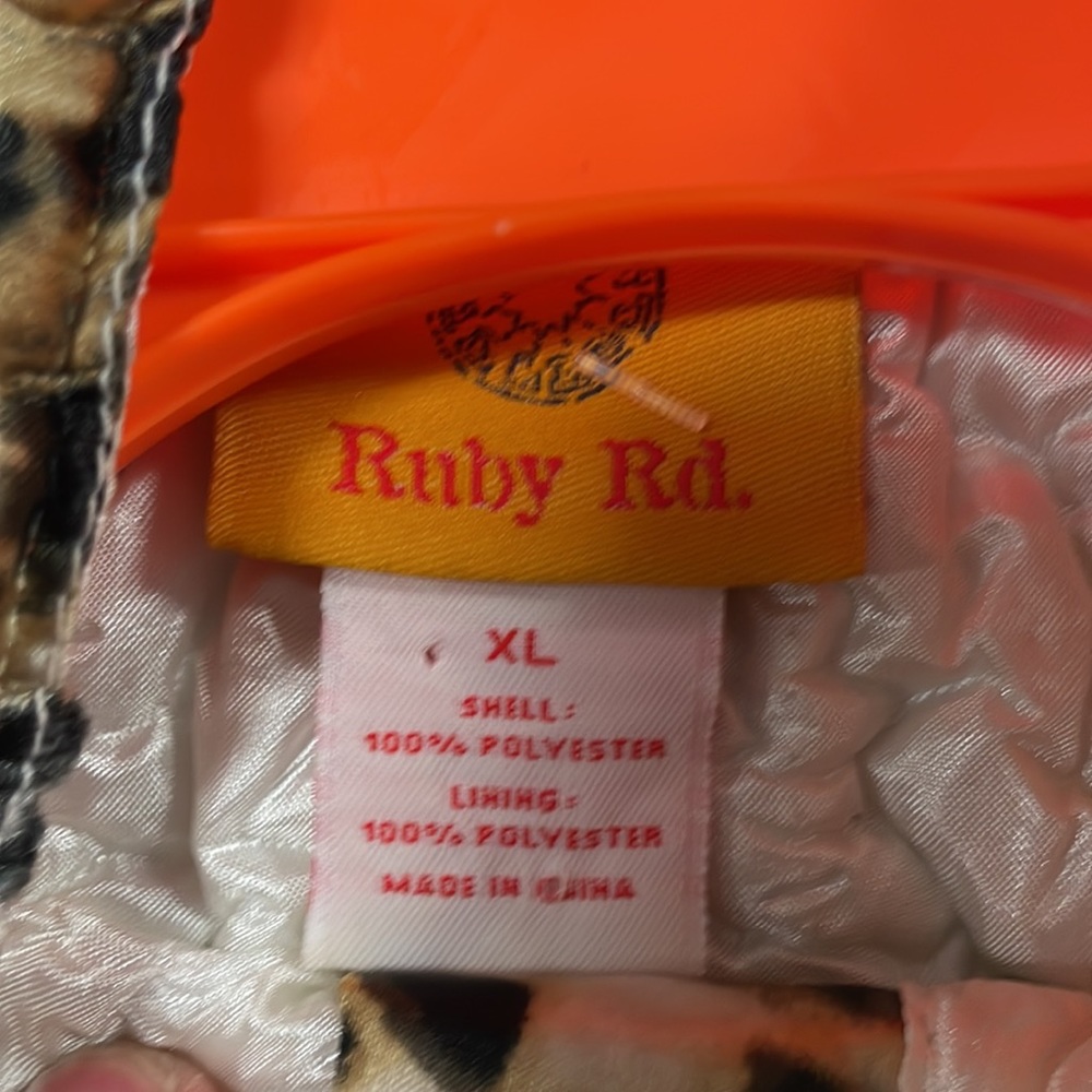Ruby Rd Leopard Print Jacket - image 3